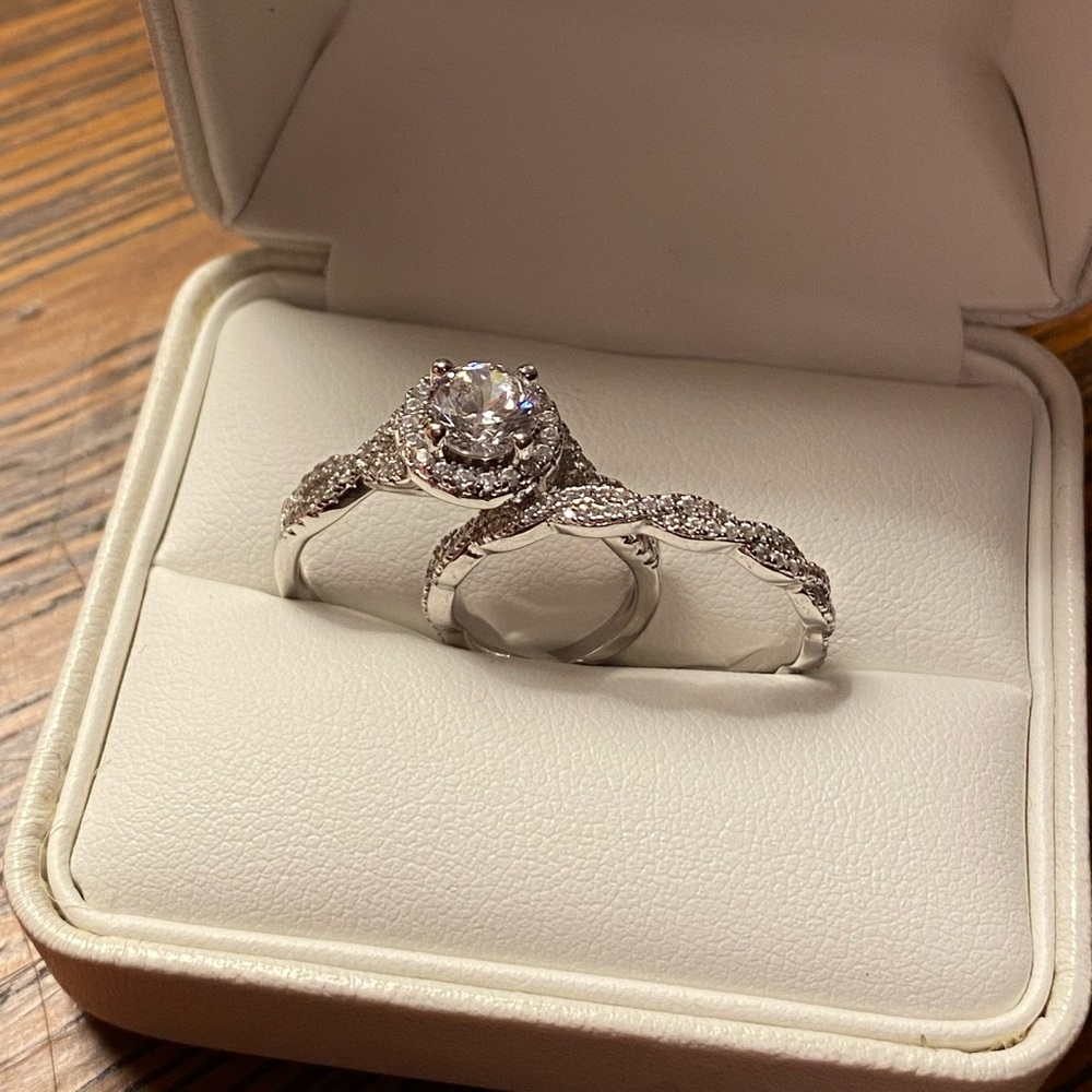 Modern Gents “Grace” and “Sadie”  silver rings size 11.5